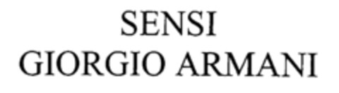 SENSI GIORGIO ARMANI Logo (IGE, 08/07/2002)