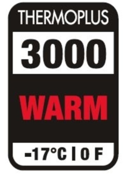 THERMOPLUS 3000 WARM -17°C 0 F Logo (IGE, 08/28/2019)