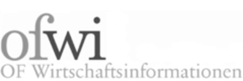 ofwi OF Wirtschaftsinformationen Logo (IGE, 15.07.2008)