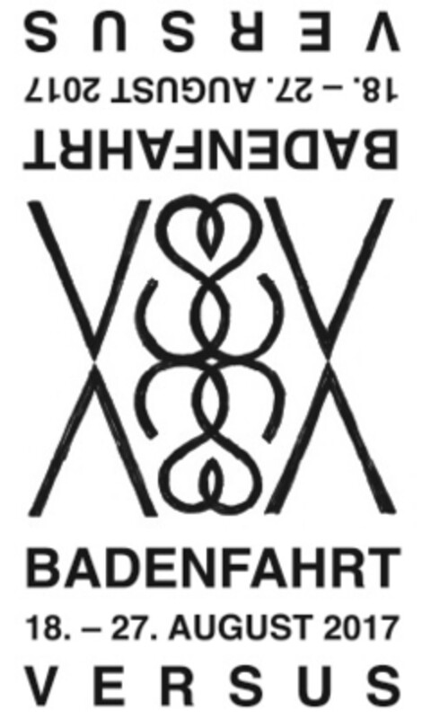 BADENFAHRT 18. - 27. AUGUST 2017 VERSUS Logo (IGE, 12/15/2015)