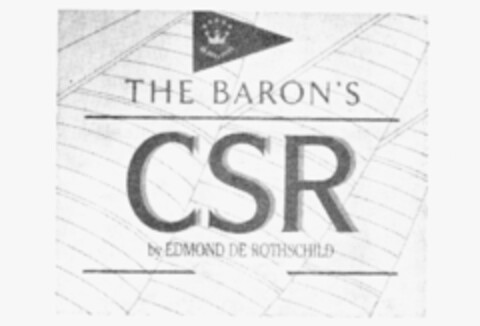 THE BARON'S CSR by EDMOND DE ROTHSCHILD Logo (IGE, 15.01.1988)