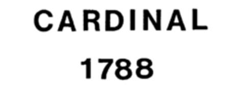 CARDINAL 1788 Logo (IGE, 13.03.1987)