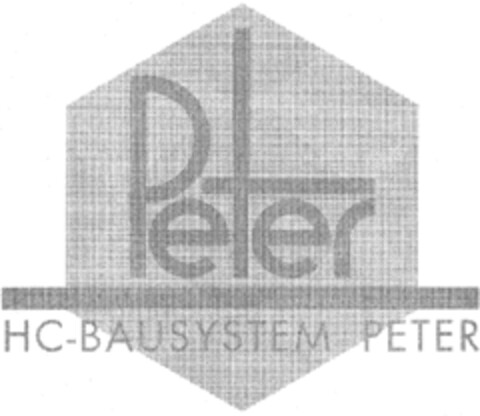 Peter HC-BAUSYSTEM PETER Logo (IGE, 10/15/1997)