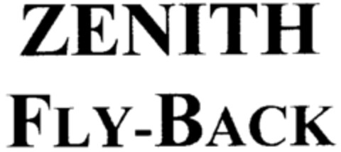 ZENITH FLY-BACK Logo (IGE, 30.06.1997)