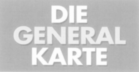 DIE GENERAL KARTE Logo (IGE, 05.11.2003)