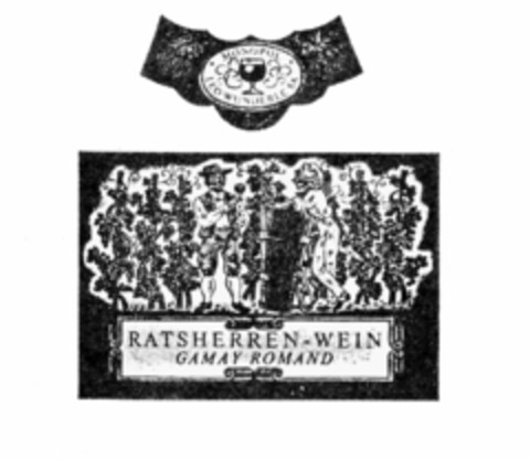 RATSHERREN-WEIN GAMAY ROMAND Logo (IGE, 11/05/1987)