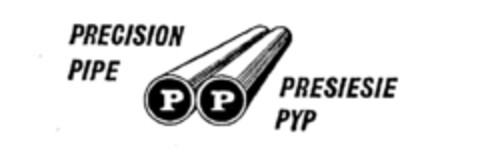 PRECISION PIPE P P PRESIESIE PYP Logo (IGE, 03.12.1986)