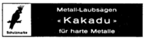 Metall-Laubsägen << Kakadu >> für harte Metalle Logo (IGE, 19.12.1990)