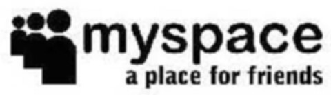 myspace a place for friends Logo (IGE, 18.06.2007)