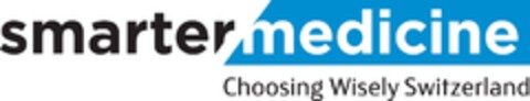 smarter medicine Choosing Wisely Switzerland Logo (IGE, 06/26/2017)