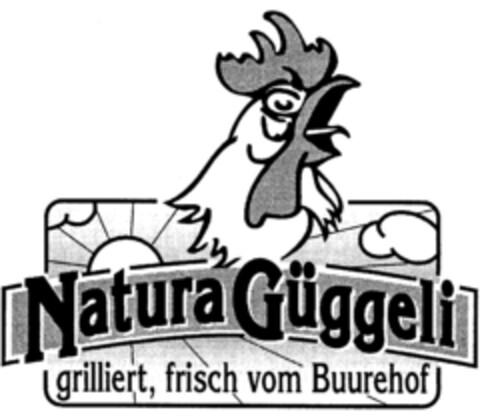 Natura Güggeli grilliert, frisch vom Buurehof Logo (IGE, 06/09/1998)