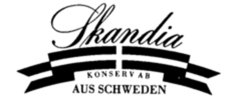 Skandia KONSERV AB AUS SCHWEDEN Logo (IGE, 14.11.1988)