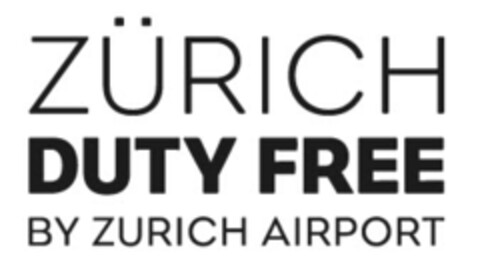 ZÜRICH DUTY FREE BY ZURICH AIRPORT Logo (IGE, 06/01/2016)