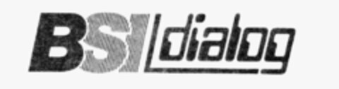 BSI dialog Logo (IGE, 29.02.1988)