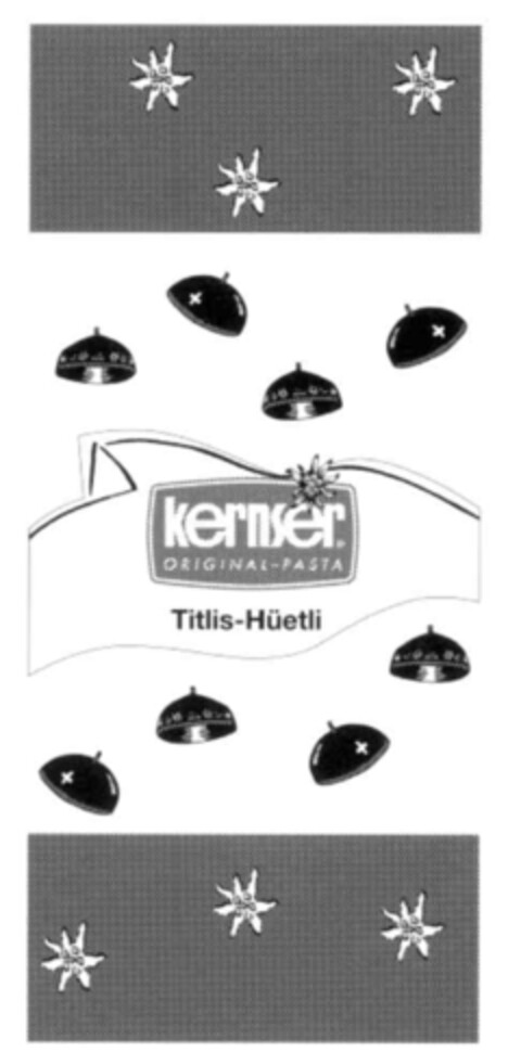 kernser. ORIGINAL-PASTA Titlis-Hüetli Logo (IGE, 11.07.2001)