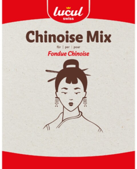 lucul swiss Chinoise Mix für per pour Fondue Chinoise Logo (IGE, 05.12.2022)