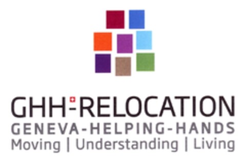 GHH-RELOCATION GENEVA - HELPING - HANDS Moving Understanding Living Logo (IGE, 16.09.2010)