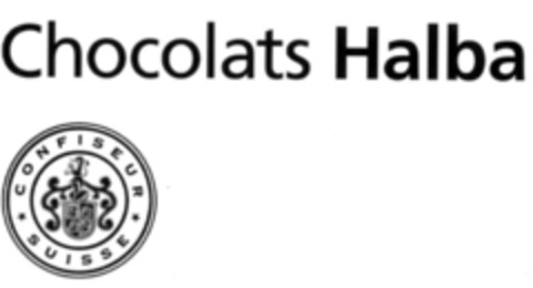 Chocolats Halba CONFISEUR SUISSE Logo (IGE, 01.09.2003)