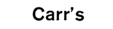 Carr's Logo (IGE, 10/03/1984)