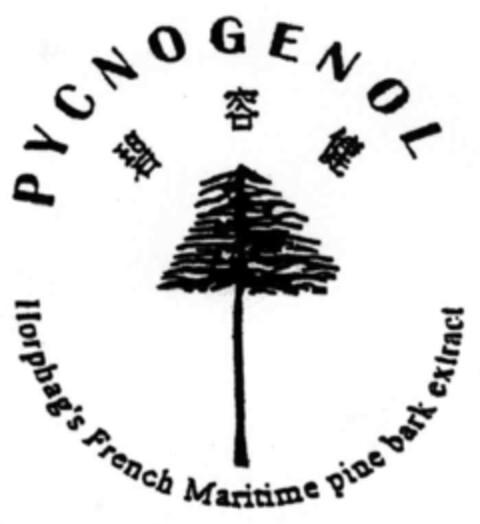 PYCNOGENOL Horphag's French Maritime pine bark extract Logo (IGE, 17.12.1999)