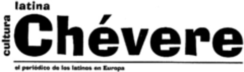 Chévere cultura latina el periódico de los latinos en Europa Logo (IGE, 28.09.1998)