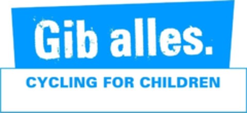 Gib alles. CYCLING FOR CHILDREN Logo (IGE, 26.07.2016)