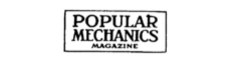 POPULAR MECHANICS MAGAZINE Logo (IGE, 24.05.1986)