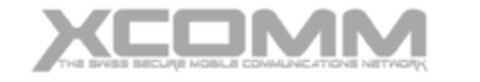 XCOMM THE SWISS SECURE MOBILE COMMUNICATIONS NETWORK Logo (IGE, 13.11.2014)