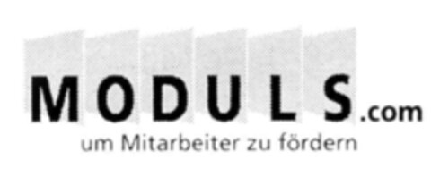 MODULS.com um Mitarbeiter zu fördern Logo (IGE, 10.08.2000)