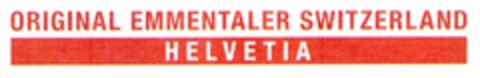 ORIGINAL EMMENTALER SWITZERLAND HELVETIA Logo (IGE, 16.02.2010)