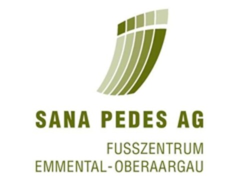 SANA PEDES AG FUSSZENTRUM EMMENTAL-OBERAARGAU Logo (IGE, 16.08.2019)