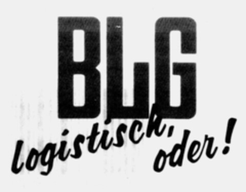 BLG logistisch, oder. Logo (IGE, 02/17/1995)