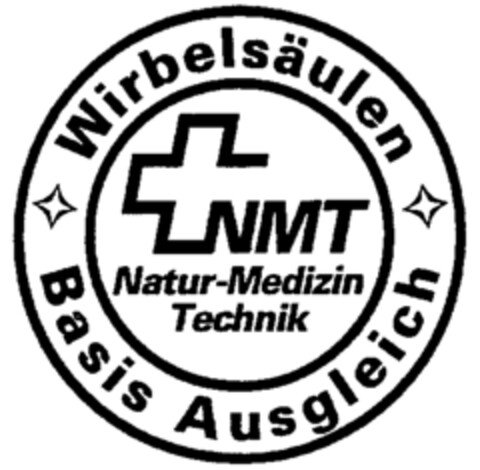 Wirbelsäulen Basis Ausgleich NMT Natur-Medizin Technik Logo (IGE, 05.08.1996)