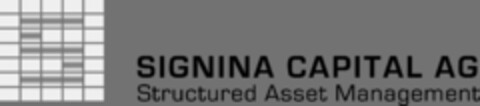 SIGNINA CAPITAL AG Structured Asset Management Logo (IGE, 15.05.2008)