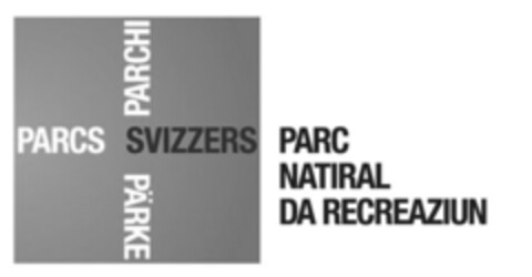 PARCS SVIZZERS PARCHI PÄRKE PARC NATIRAL DA RECREAZIUN Logo (IGE, 29.11.2010)