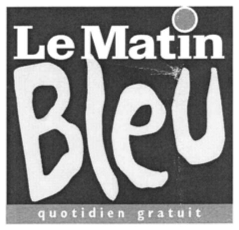 Le Matin Bleu quotidien gratuit Logo (IGE, 20.03.2006)