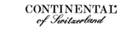 CONTINENTAL of Switzerland Logo (IGE, 25.06.1986)