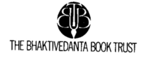 BTB THE BHAKTIVEDANTA BOOK TRUST Logo (IGE, 07.08.1990)