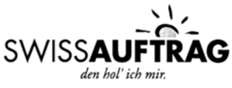 SWISSAUFTRAG den hol' ich mir. Logo (IGE, 08/30/2000)