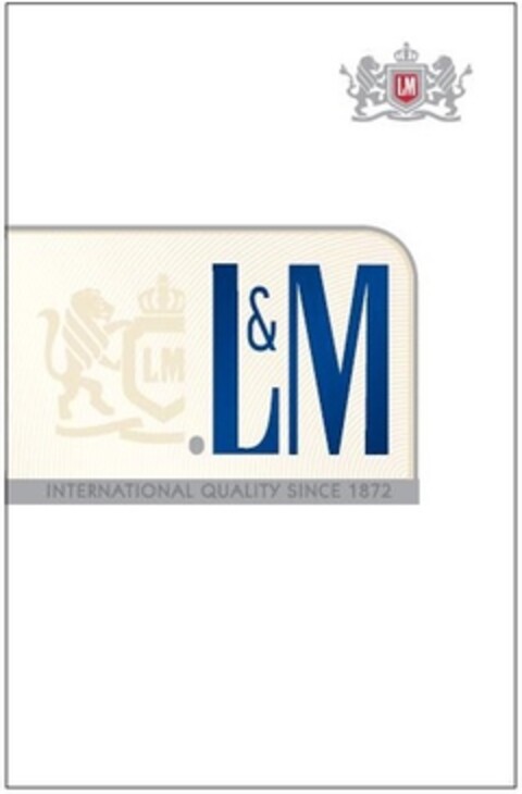 LM L&M INTERNATIONAL QUALITY SINCE 1872 Logo (IGE, 09/23/2011)