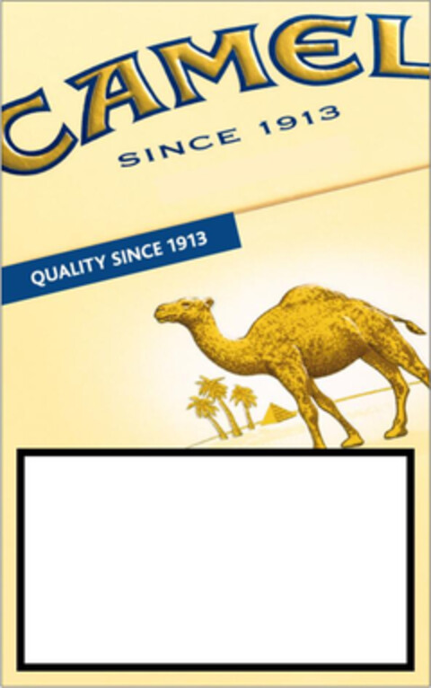 CAMEL SINCE 1913 QUALITY SINCE 1913 Logo (IGE, 21.01.2008)