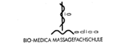 Bio Medica BIO-MEDICA MASSAGEFACHSCHULE Logo (IGE, 24.02.1989)