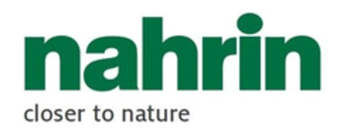 nahrin closer to nature Logo (IGE, 03/25/2021)