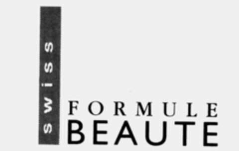 swiss FORMULE BEAUTE Logo (IGE, 03/30/1995)