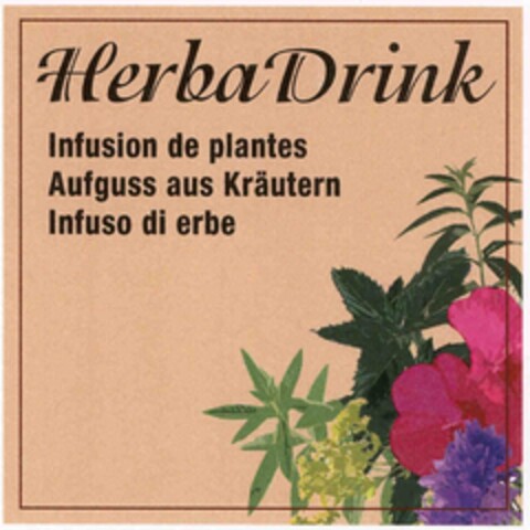 Herba Drink Infusion de plantes Aufguss aus Kräutern Infuso di erbe Logo (IGE, 12/08/2004)