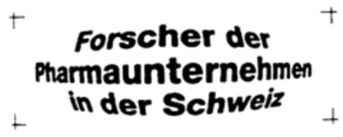 Forscher der Pharmaunternehmen in der Schweiz Logo (IGE, 02/05/2005)