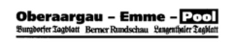 Oberaargau-Emme-Pool Burgdorfer Tagblatt... Logo (IGE, 21.11.1994)
