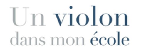 Un violon dans mon école Logo (IGE, 01.11.2023)