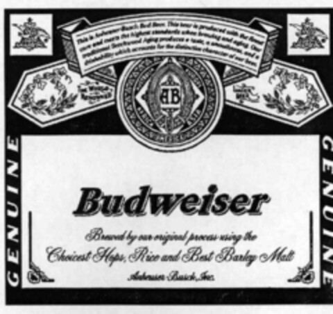 GENUINE Budweiser AB Logo (IGE, 25.02.1999)