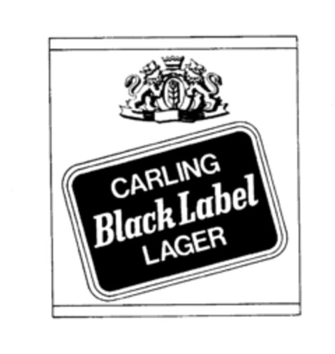 CARLING Black Label LAGER Logo (IGE, 04.07.1977)